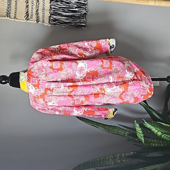 J.Crew Band Collar Paisley Classic Cotton Popover Tunic - Picture 5 of 6